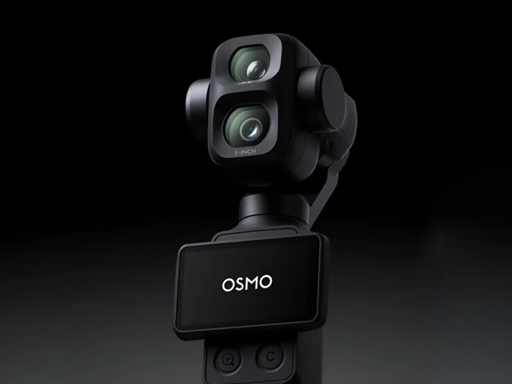Osmo Pocket 4P 有一个 3 倍远摄摄像头和一个 1 英寸主镜头。