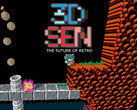 带有徽标的 3dSen NES 模拟器截图（图片来源：Steam、Geod Studio 编辑）