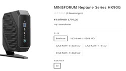 Minisforum HX90G的配置 (来源: Minisforum)
