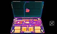 最便宜的 14 英寸 MacBook Pro 只有一个风扇,而不是两个。(图片:iFixit / Creative Electron)