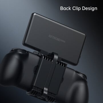 双屏幕插件集成了一条 USB-C 连接线，可将其连接到支持的设备上。(图片来源：Retroid）