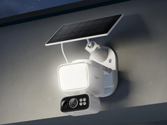 TP-Link 的 Tapo C615F 安全摄像机（如图）集成了泛光灯。(图片来源：TP-Link）