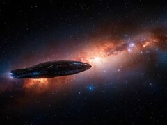 显示扁平状外星飞船的图片。(图片来源：tugkiara，Adobe Stock）