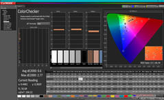 校准后的ColorChecker（sRGB