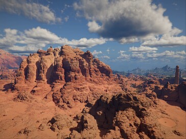 遥远风景质量更新后的广阔景观