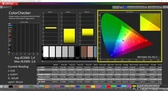 校准后的 Colorchecker