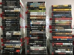 图为 PS3 实体游戏系列