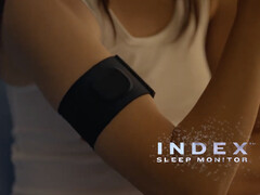 Garmin 设计的 Index 睡眠监测器可以佩戴在二头肌上，而不是手腕上。(图片来源：Garmin）