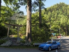 截屏显示《极限竞速：地平线 6》对日本地标的渲染效果