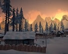 一张展示 The Long Dark 游戏环境的图片,该游戏现正在 Steam 上享受 75% 折扣。