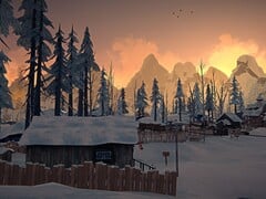 一张展示 The Long Dark 游戏环境的图片，该游戏现正在 Steam 上享受 75% 折扣。
