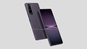 Xperia 1 V（图片来源：GreenSmartphones/@OnLeaks）。