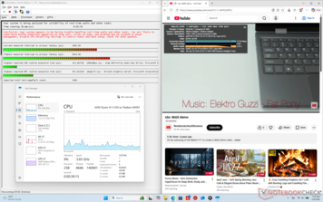 在 4K60 视频测试中，LatencyMon 记录了 DPC 问题和 3 次丢帧。