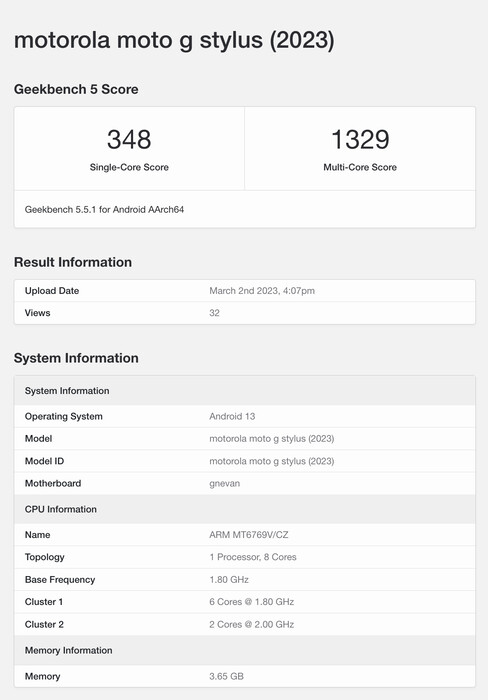 (图片来源：Geekbench)