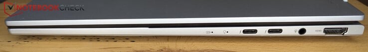 右：2 x Thunderbolt 4、耳机插孔、HDMI