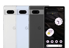 Pixel 7a应该普遍提供这三种颜色，以及谷歌商店独家提供的第四种颜色。(图片来源：Roland Quandt - 编辑)