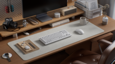 Keychron V3 Ultra 白色无线机械键盘(图片来源:Keychron)