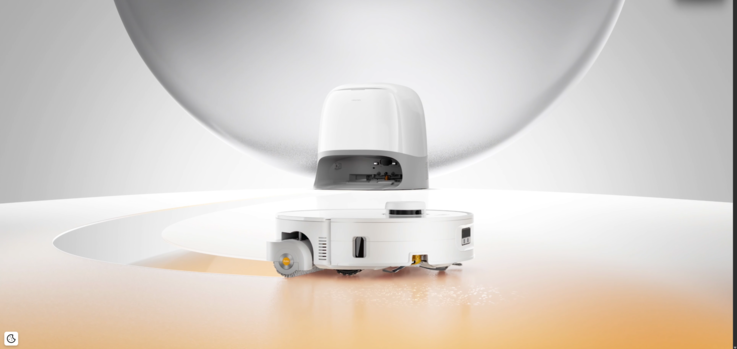 Roborock Qrevo Curv 2 Flow 机器人真空吸尘器和拖把。(图片来源:Roborock)