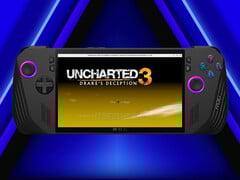0.9.0 版本现已可供下载。图为运行 PS4 模拟器的 ROG Ally X。(图片来源：索尼、华硕和 ShadPS4 - 已编辑）