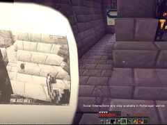 YouTuber smill 在收据打印机上玩过 Minecraft。(图片来源:smillgames via YouTube)