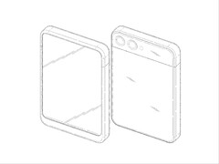 据报道，三星的可卷曲手机可垂直扩展。(图片来源：DomoAI 和 xleaks7）