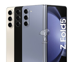 Galaxy Z Fold5将普遍提供三种发布颜色。(图片来源：@_snoopytech_)