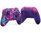Heart Breaker 特别版 Xbox 无线控制器采用了鲜艳的粉色、紫色和蓝色。(图片来源：Xbox）