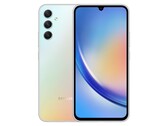 三星Galaxy A34 银色（图片来源：三星新闻室）