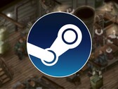 一张展示 Steam 标志和游戏 The Pale Beyond 的图片，该游戏现享 80% 折扣。