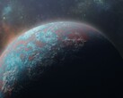 展示系外行星的艺术家插图。