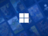 Windows 11 仍是榜单中的佼佼者。图为Steam 背景上的 Windows 11 徽标。
