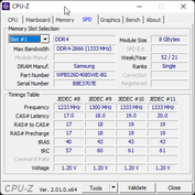 CPU-Z。SPD