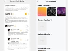 LDAC 和均衡器设置