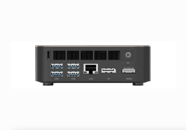 Links LC7530 迷你电脑配备了丰富的接口,包括六个 USB 3.2 Type-A 接口。
