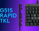 新款罗技 G505 Rapid TKL 的黑色宣传图片。(图片来源：罗技）
