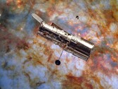 哈勃的图像叠加在Messier 82的图像上（图片来源：欧空局/哈勃、美国国家航空航天局和W. D. Vacca；已编辑）