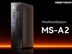 Minisforum 在日本 IT 周东京春季展会上展示了 MS-A2。图为MS-A1 (图片来源:Minisforum - 已编辑)