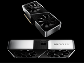GeForce RTX 3060 Founders Edition GPU 的渲染图