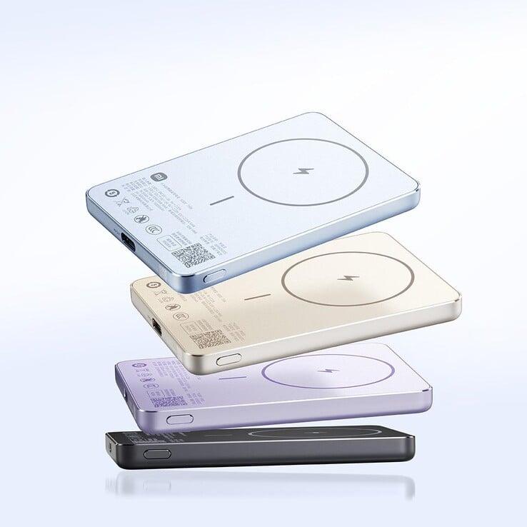 小米磁性超薄移动电源 5000 7.5W（图片来源：Xiaomi）