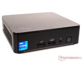 NUC 13 Pro采用了猛禽湖-P处理器，具有64W PL2。 (图片来源：NotebookCheck)