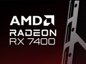 AMD 已确认 Radeon RX 7400 零售品牌，而非实际产品图片。(图片来源：AMD - 已编辑）
