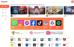 网络上的 Aptoide 应用程序商店（来源：Own）