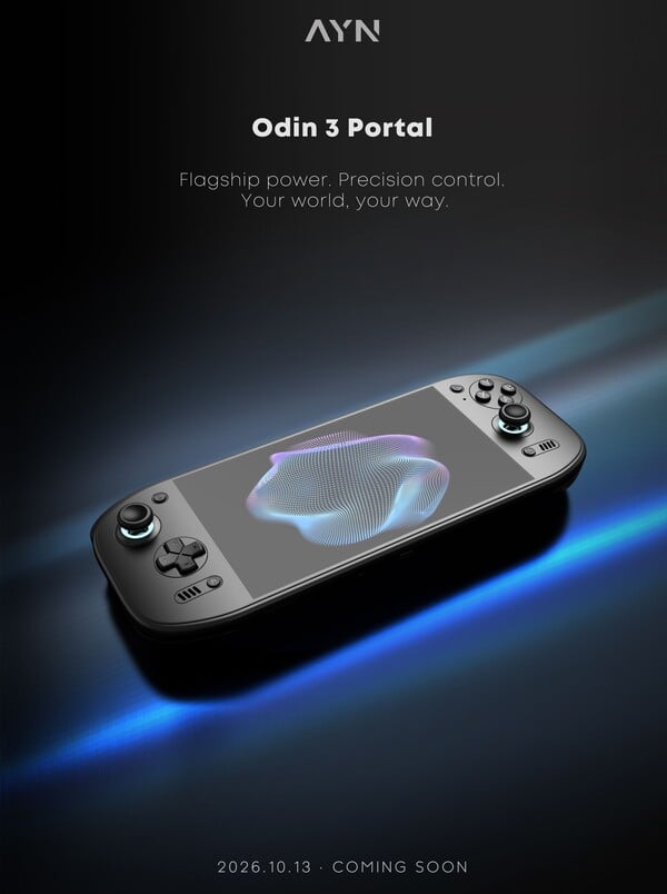Ayn Odin 3 Portal 的设计与 Odin 2 Portal 相似。