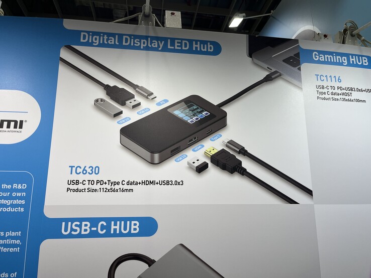 TC630 上的连接选项（图片来源：Andreas Sebayang/Notebookcheck.com）