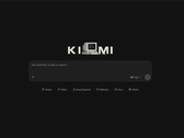 Kimi 网页界面的主屏幕，带有输入框和 K3 徽标