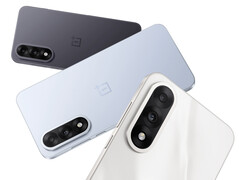 OnePlus Nord 5 有干冰、大理石金沙和魅影灰三种颜色可供选择。(图片来源：OnePlus）