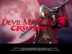 鬼泣 3 Crimson 在 0.5 版更新中添加的新标题屏幕。
