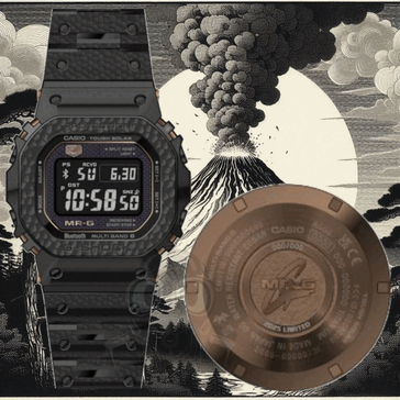 MRT-B5000HT-1 将是首款采用 Tsuiki 锤击技术的方形 MR-G。(图片来源：@geesgshock via Instagram）