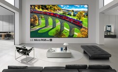 LG 发布了新款 Micro RGB evo MRGB95 电视（如图）。(图片来源：LG）