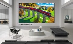 LG 发布了新款 Micro RGB evo MRGB95 电视（如图）。(图片来源：LG）